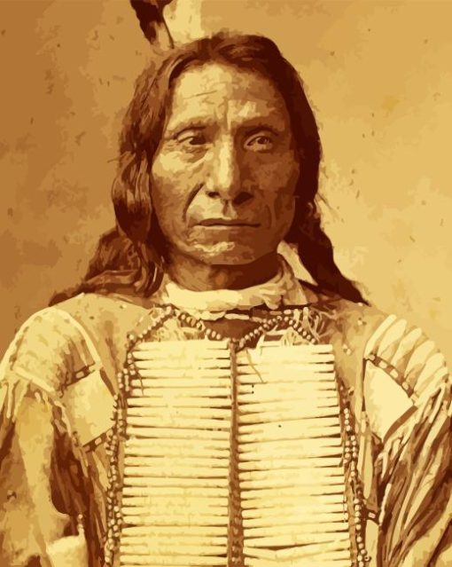 The Indian Chief Red Cloud Diamond Painting