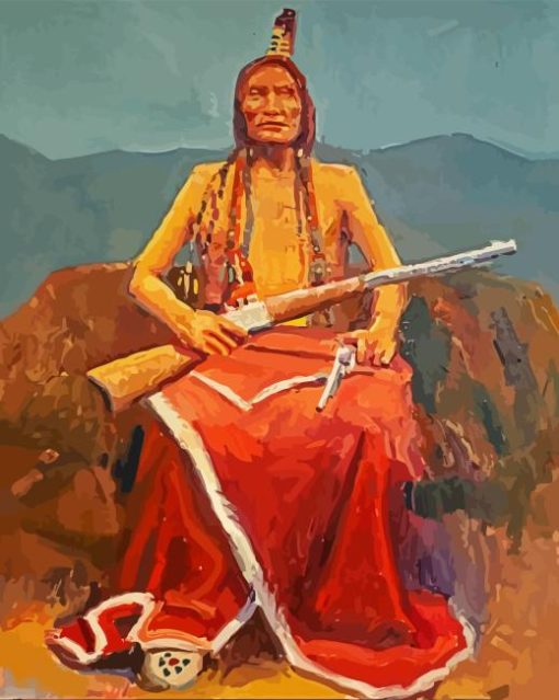 Indian Chief Art Diamond Painting