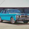 Blue Ford Falcon GTHO Diamond Painting