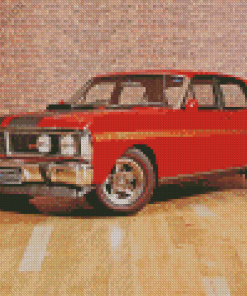 Red Ford Falcon GTHO Diamond Painting
