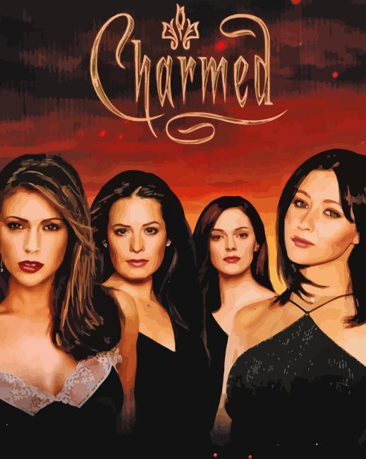 Charmed Serie Poster Diamond Painting