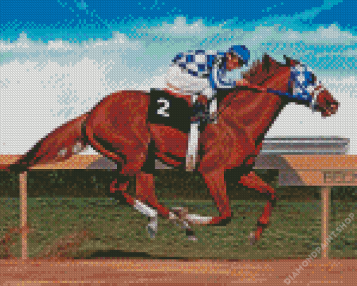 Secretariat Art Diamond Painting