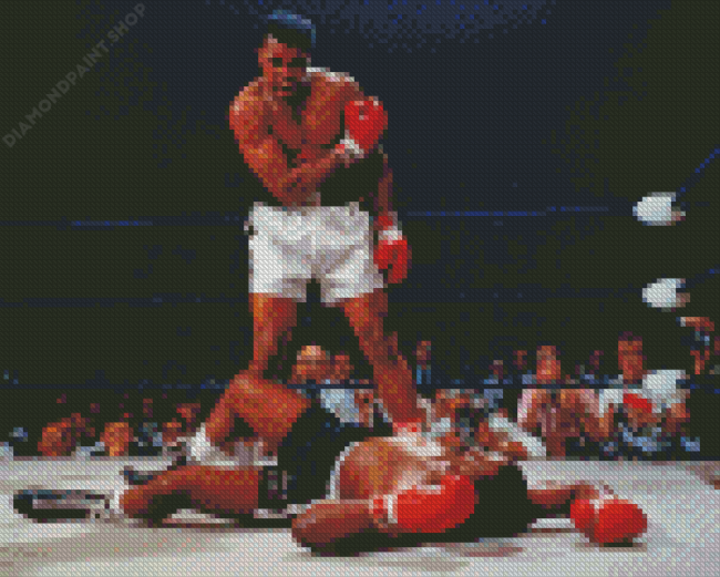 Muhammad Ali Vs Liston Diamond Painting