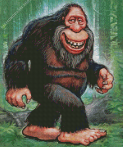 Funny Bigfoot Diamond Painting