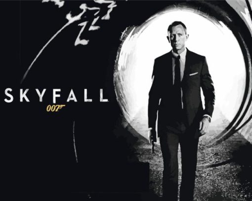 Black And White Skyfall Diamond Painting