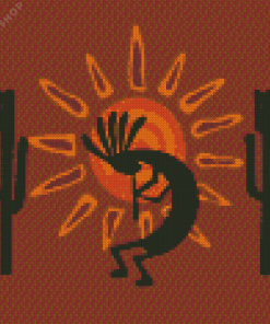 Aesthetic Kokopelli Art Diamond Painting