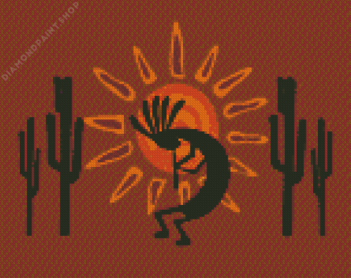 Aesthetic Kokopelli Art Diamond Painting