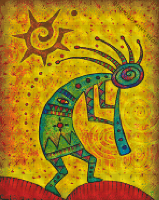 Kokopelli Art Diamond Painting