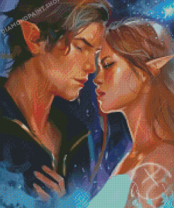 Feyre And Rhysand Diamond Painting art