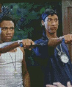 Troy And Abed Community Series Diamond Painting art