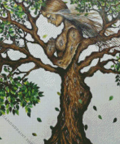 Magical Tree Of Life Diamond Painting art