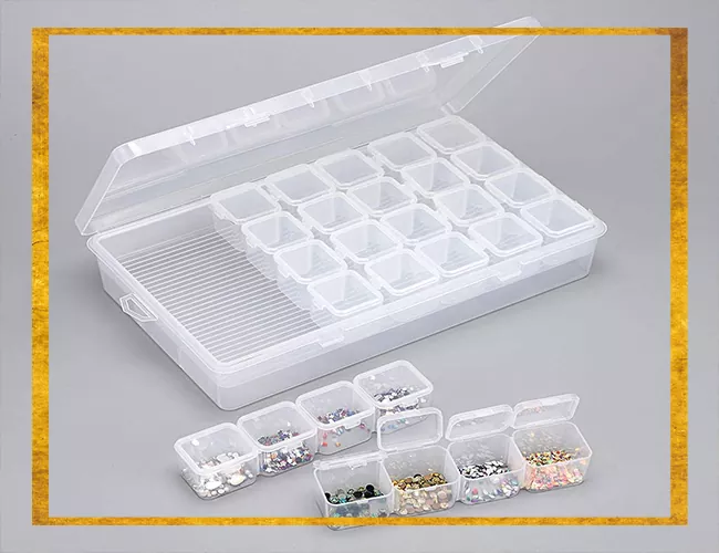 Diamond painting accessories — light pads, drill pens, trays and storage boxes